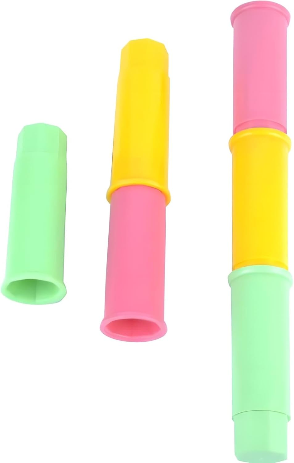 NACOCO Pet Standing Water Dispenser Cat Dog Standing Bowl with Detachable Pole Automatically Feeding Water Height Adjustable (Green) image number 2