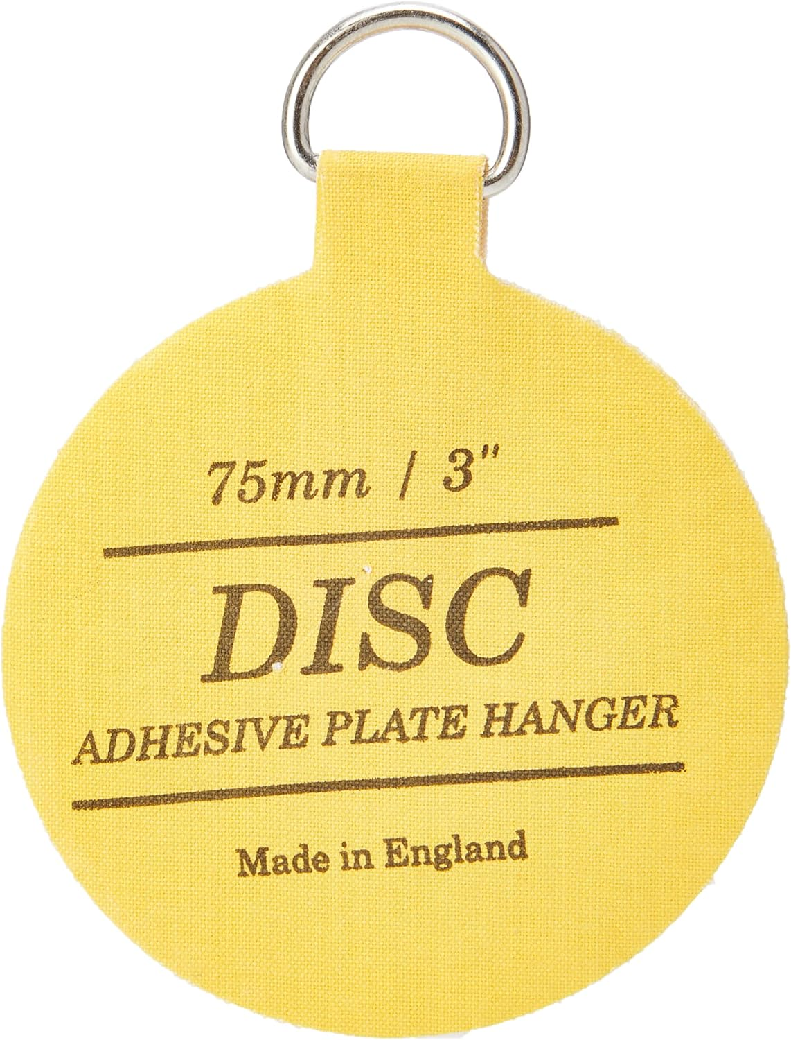 Disc 14226 75Mm Adhesive Plate Hanger, Yellow