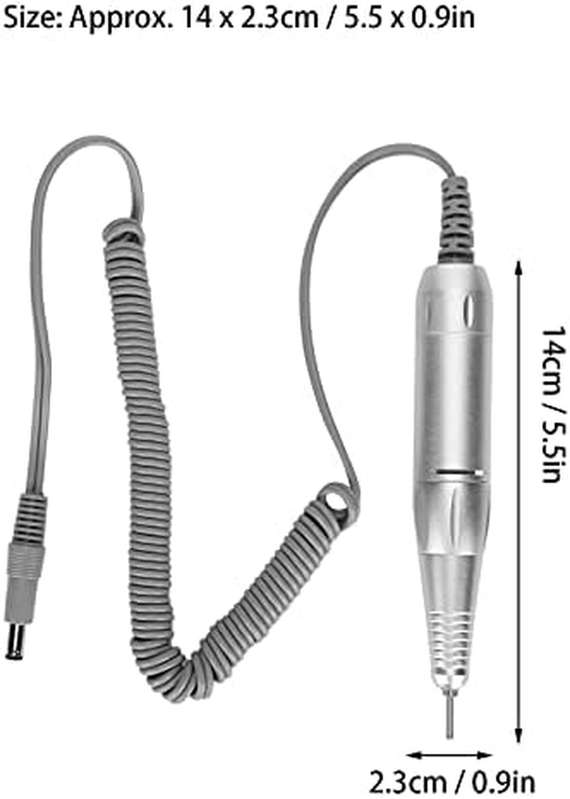 Nail Drill Machine 0‑35000Rpm, Ergonomic Sturdy Durable Electric File Efile for Acrylic Nails Gel Polishing, Nail Drill Handle for Salon and Home Use image number 4