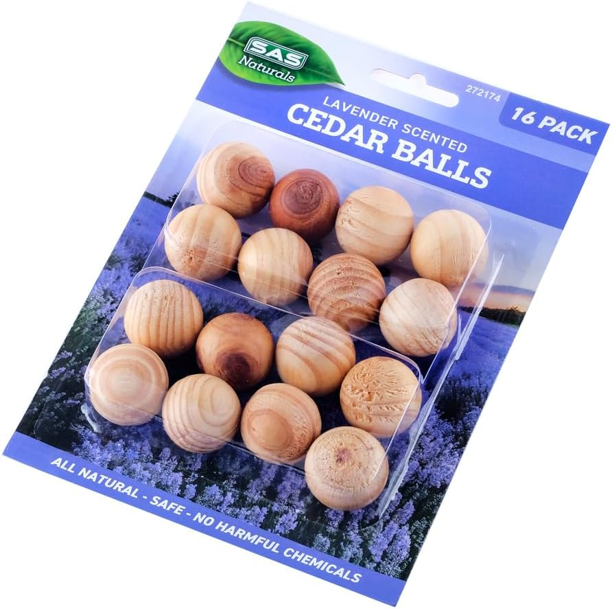 SAS Pest Control Lavendar Scented Cedar Moth Balls (Pack of 16) image number 3