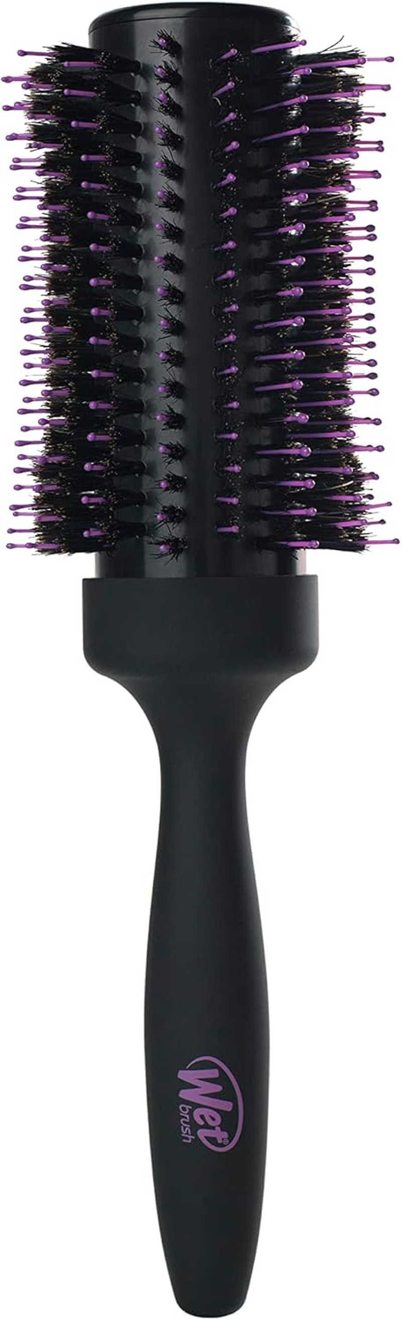 Wet Brush Volume & Body round Brush for Thick to Coarse Hair - Volumizing Salon Blow-Out with Less Pain, Effort & Breakage - Natural Boar Bristle Detangles Knots, 1.5" Barrel image number 4