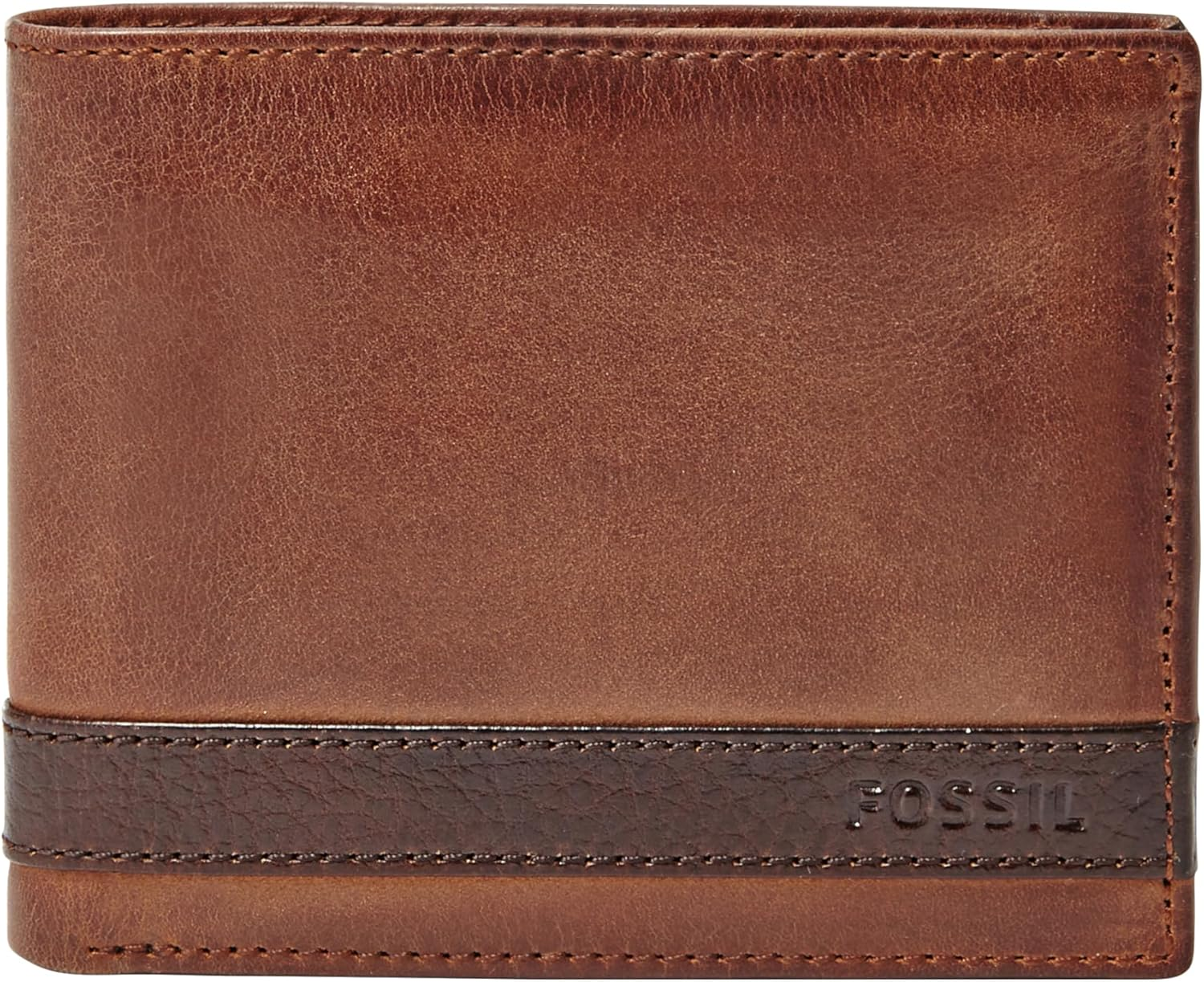 Fossil Men'S Quinn Bifold with Flip Id