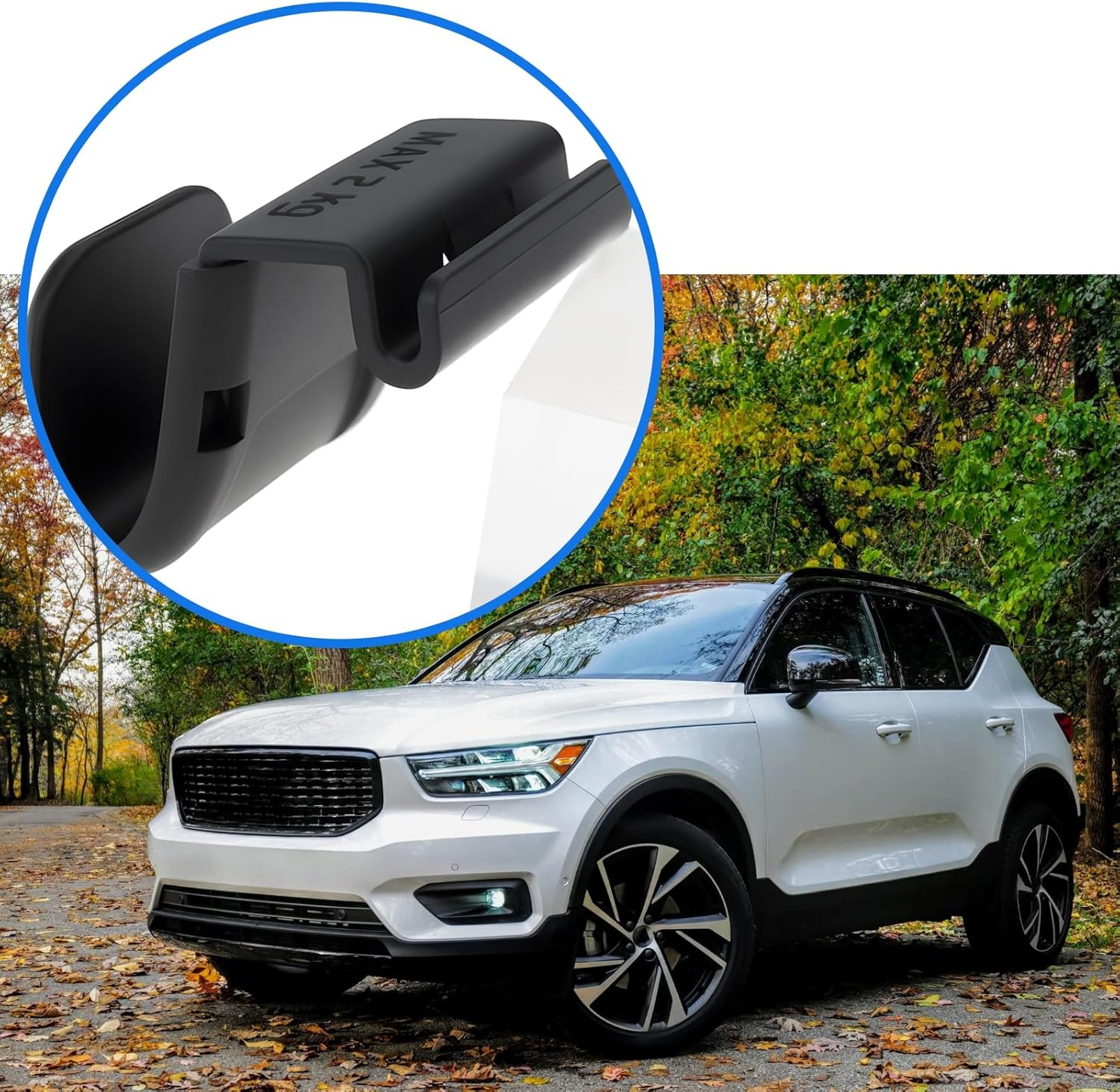 Emagtech Car Glove Compartment Hook Interior Hook 31477918 Compatible with Volvo XC40 2019 Onward image number 2