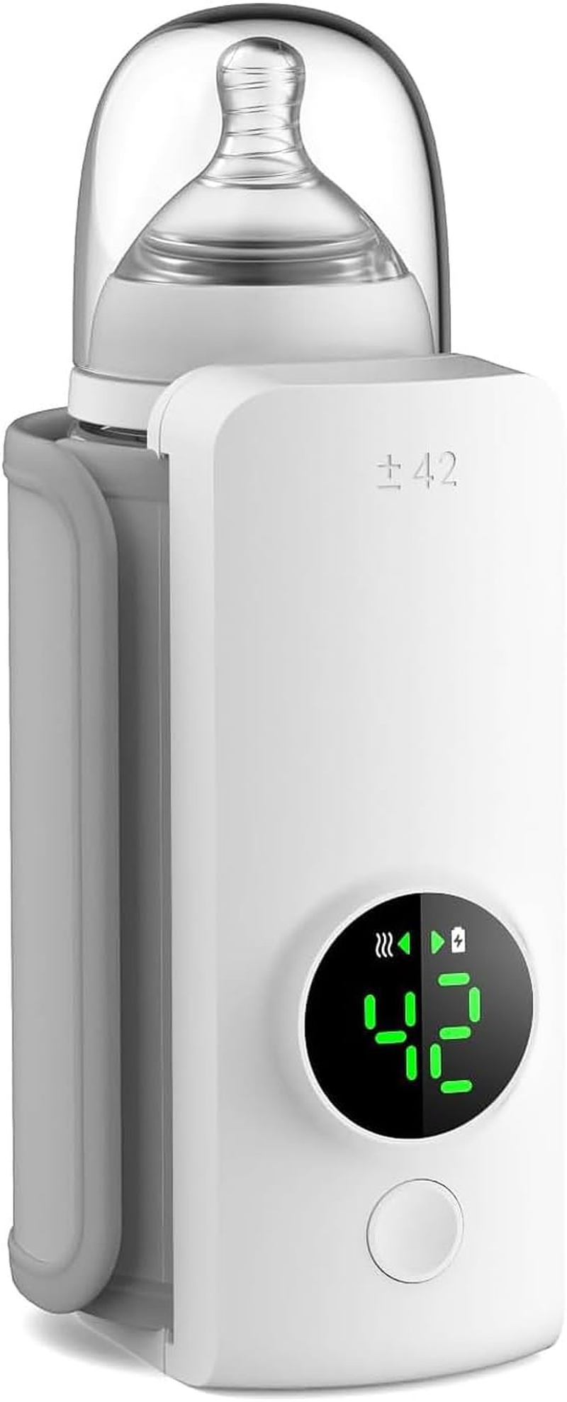 Bottle Warmer, Fast Baby Milk Warmer for Breastmilk Formula, Accurate Temperature Control, Portable USB Charging Insulated Baby Bottle Thermal Bag image number 6