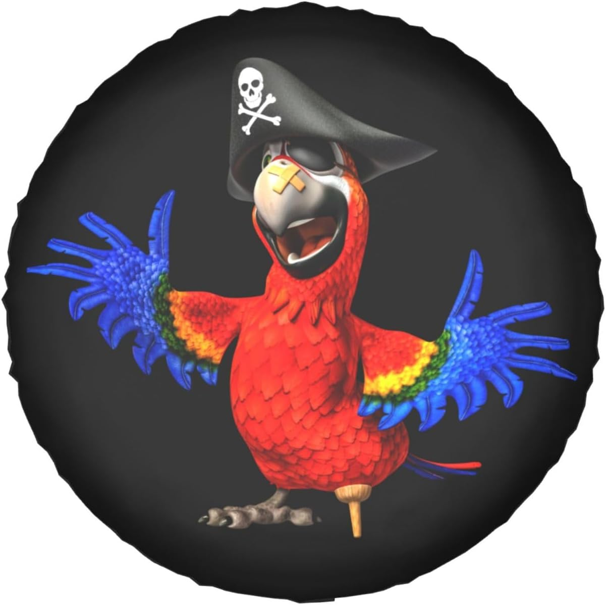 Smiley Face Spare Tire Cover Waterproof Sun Protection Fit for Trailers, Rv, SUV, Off-Road Vehicle, Camper, and Trucks 15 Inch Wheel Cover