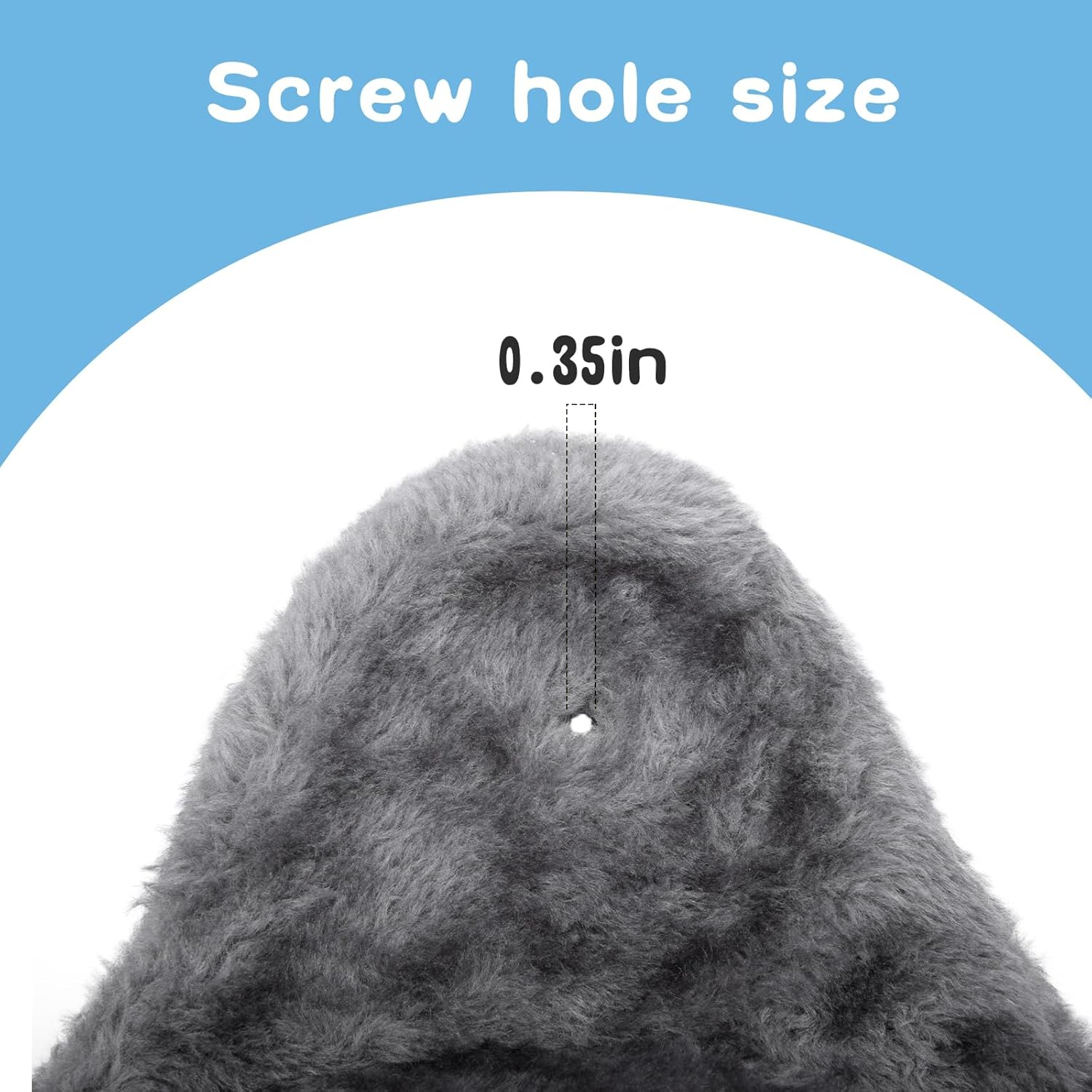 UXIETIN Cat Hammock, Cozy Cat Tree Hammock for Large Cats, Deep Basket, Easy Assemble, Durable Frame Construction, Faux Fur, Grey, Large image number 1