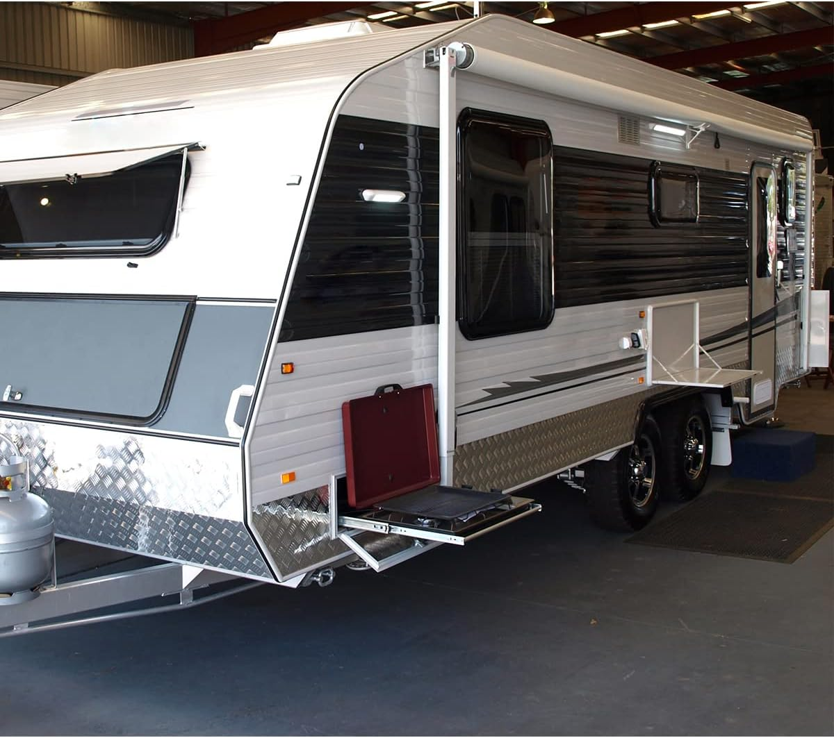 Dream Lighting 12V Awning Lights LED Exterior Porch Lights for RV Trucks Motor Home Caravan Camper Trailer and Boat 9.84Inch Cool White White Shell Waterproof IP66 image number 5