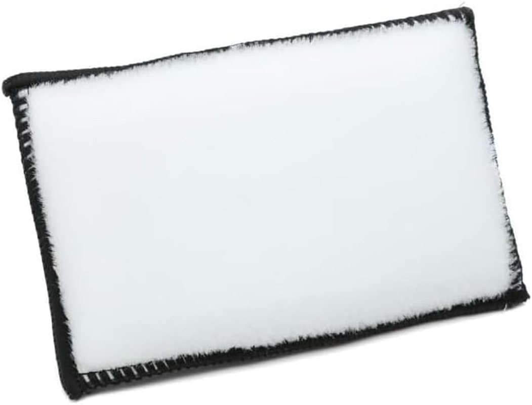 2Pcs Car Interior Scrubbing Sponges, 15&times;10X2.5Cm Microfiber Auto Detailing Scrub Towel for Leather, Plastic, Vinyl & Upholstery, Gentle Effective Car Wash Sponge for Interior Cleaning (White+Gray) image number 5