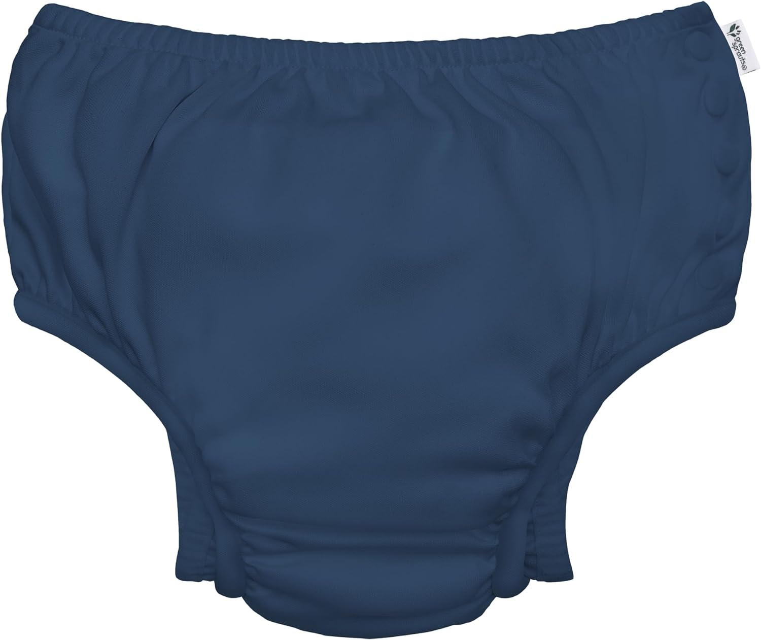 I Play. Unisex Baby Snap Reusable and Toddler Swim Diaper, Navy, 6 Month US