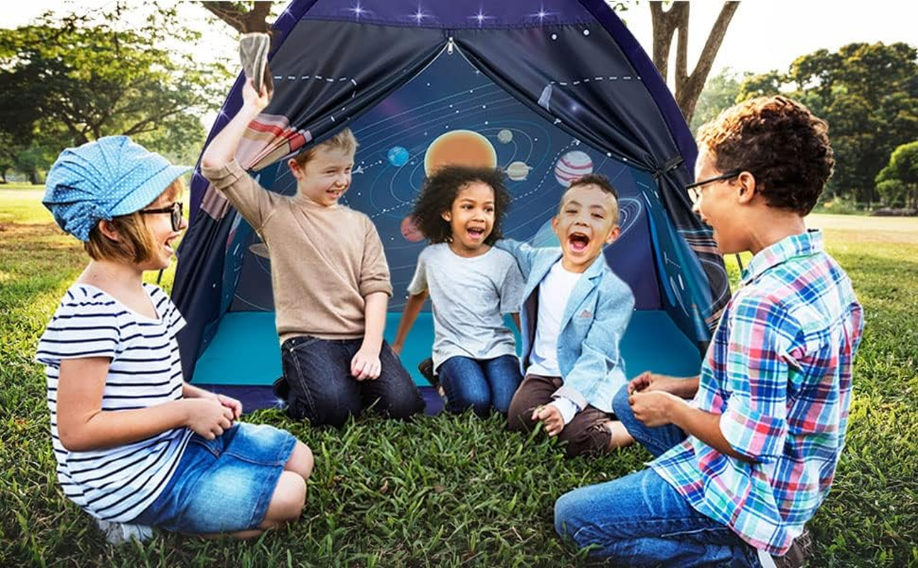 Space World Play Tent-Kids Galaxy Dome Tent Playhouse for Boys and Girls Imaginative Play Popup Tent for Kids Indoor/Outdoor Fun,Perfect Kid&rsquo;S Gift- 48" X 48" X 43" image number 6