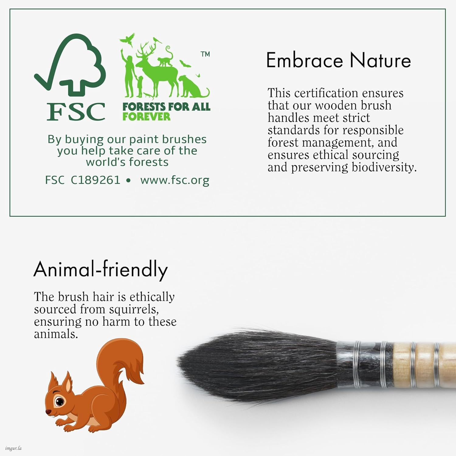 ARTIFY 3PCS Professional Natural Squirrel Hair Quill round Fine Tip Detail Watercolor Brush Set | Ideal for Watercolor and Gouache Painting | Sizes #0, #2, #4 image number 4