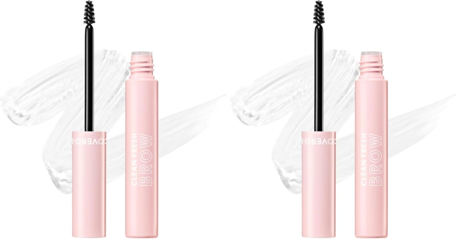 COVERGIRL Clean Fresh Brow Enhancer Gel Wax, Clear 5.5 ML (Pack of 2)