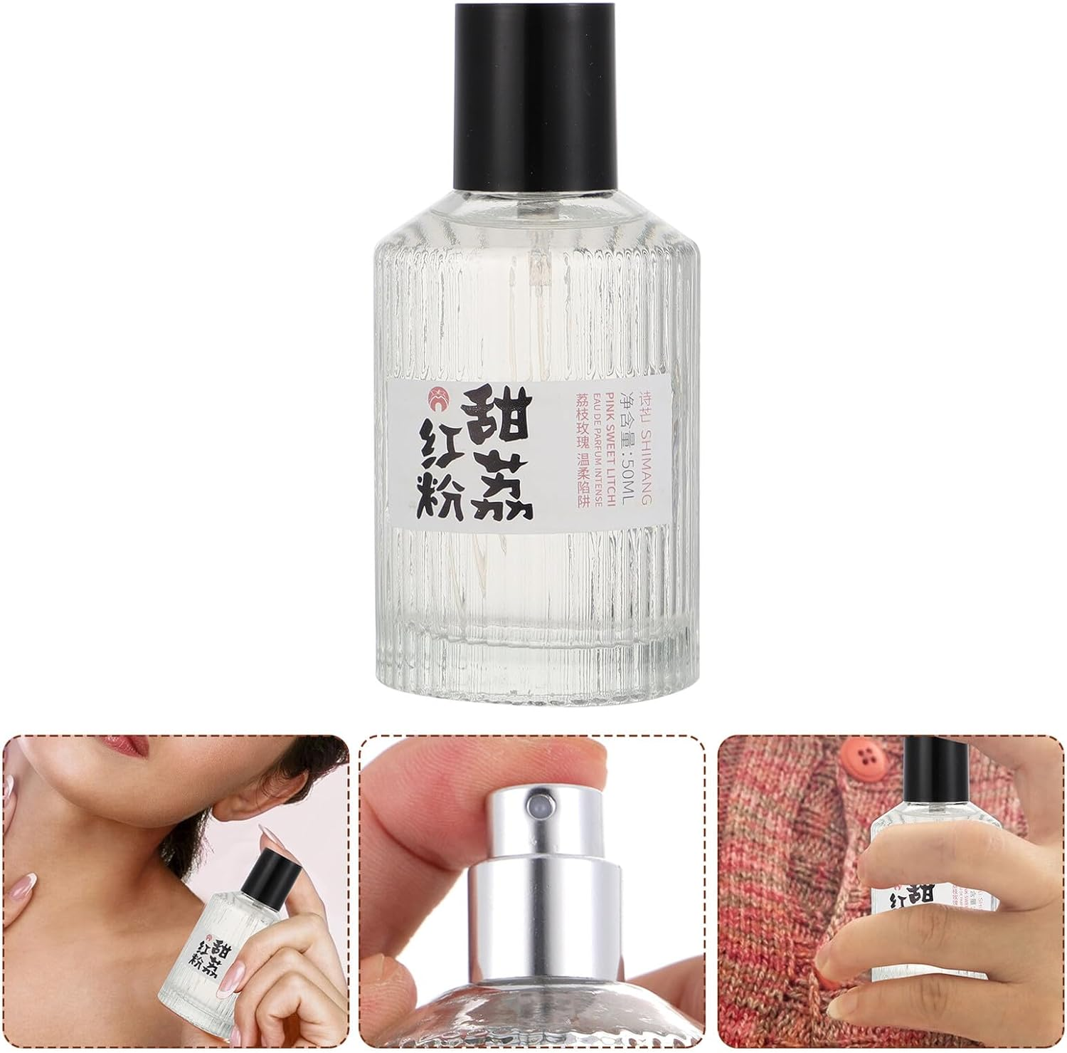 HEATSHAKING Fresh Perfume Female Perfume 50Ml Light Scent Japanese Style Portable Fragrance for Daily Use