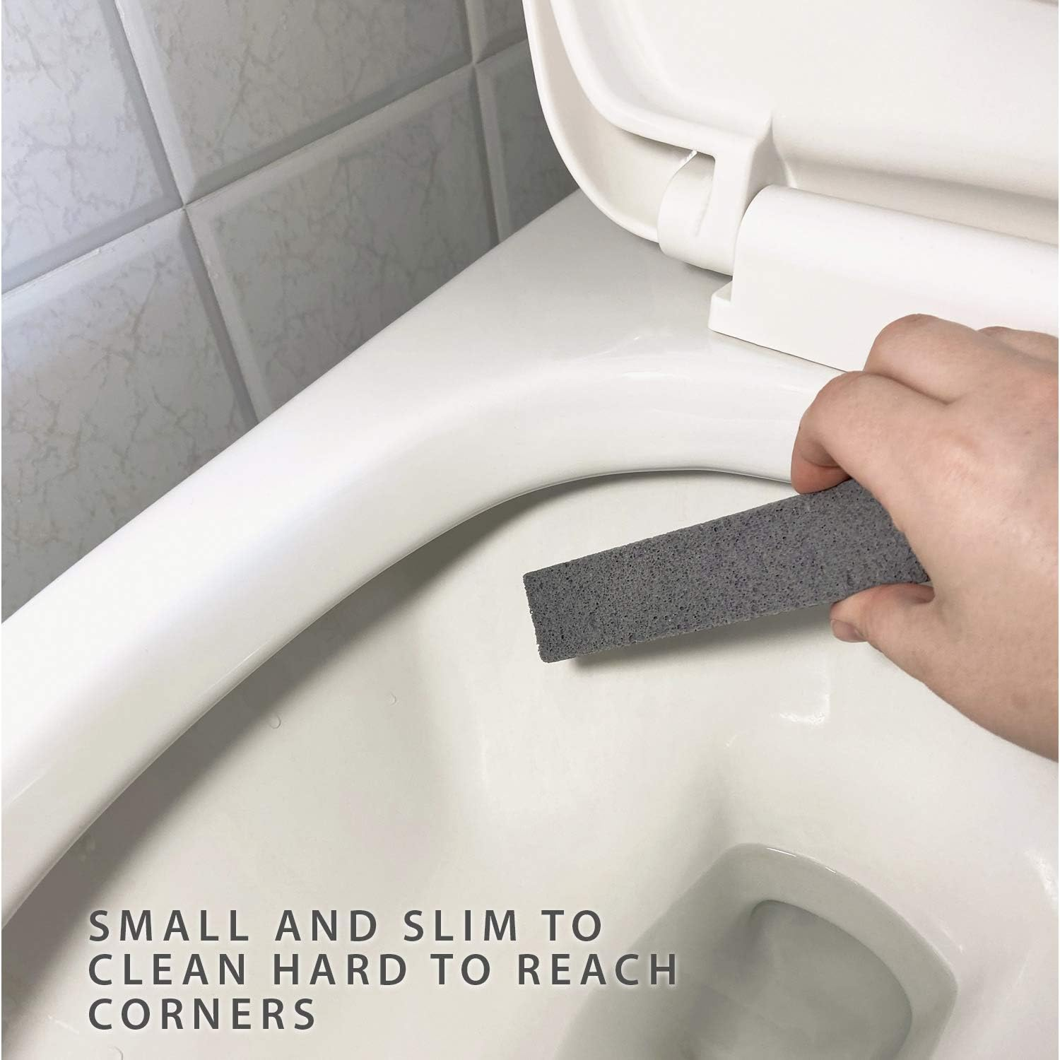 Molly'S Marvelous Scrubbing Sticks, Pumice Stones for Tiles, Bathroom, Kitchen, and Hard Water, Household Cleaning Tool, 4Pk image number 2