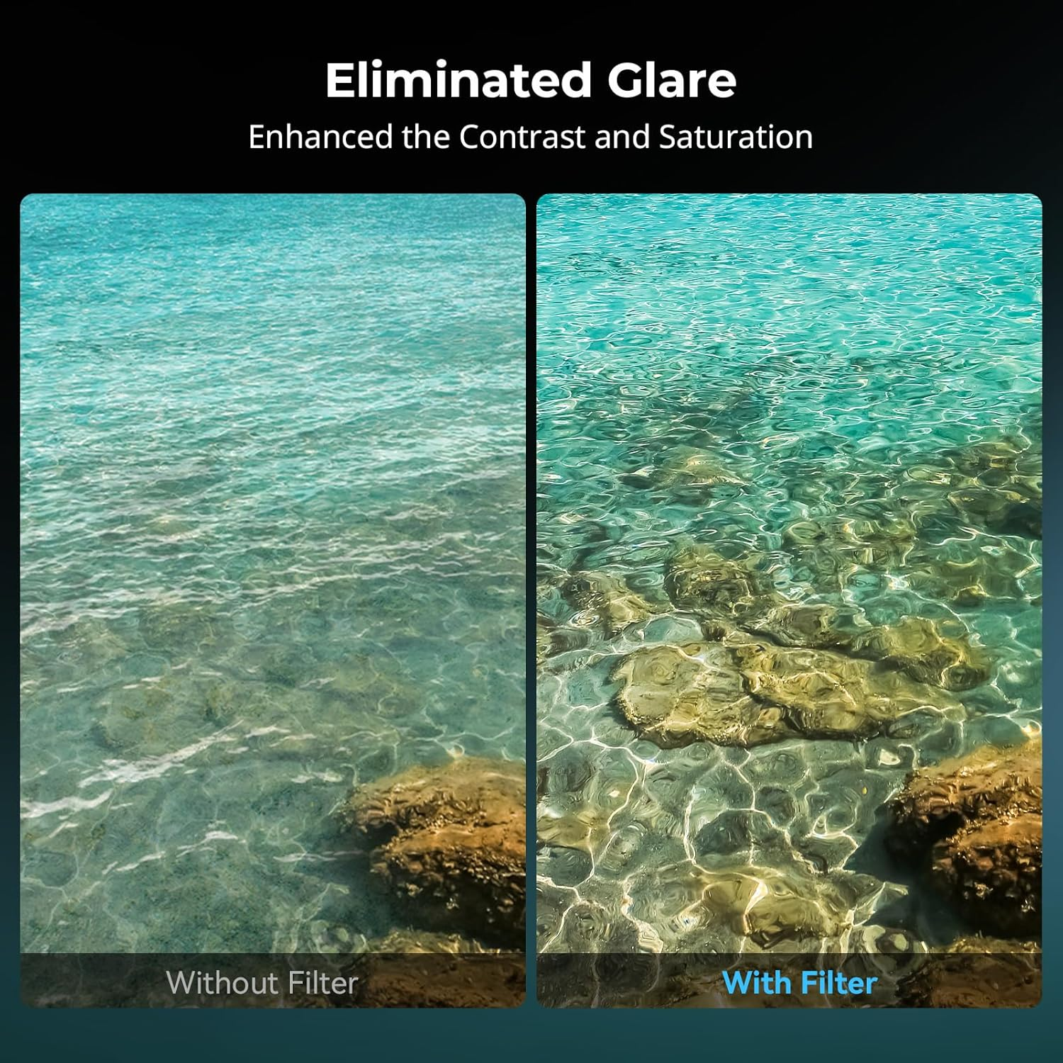 Smallrig 67Mm Magnetic Circular Polarizers Filter + 67Mm Threaded Filter Ring, HD Optical Glass 28 Layer Multi Nano Coated Circular Polarizing Filter Magnetic CPL Waterproof Scratch Resistant - 4582 image number 3