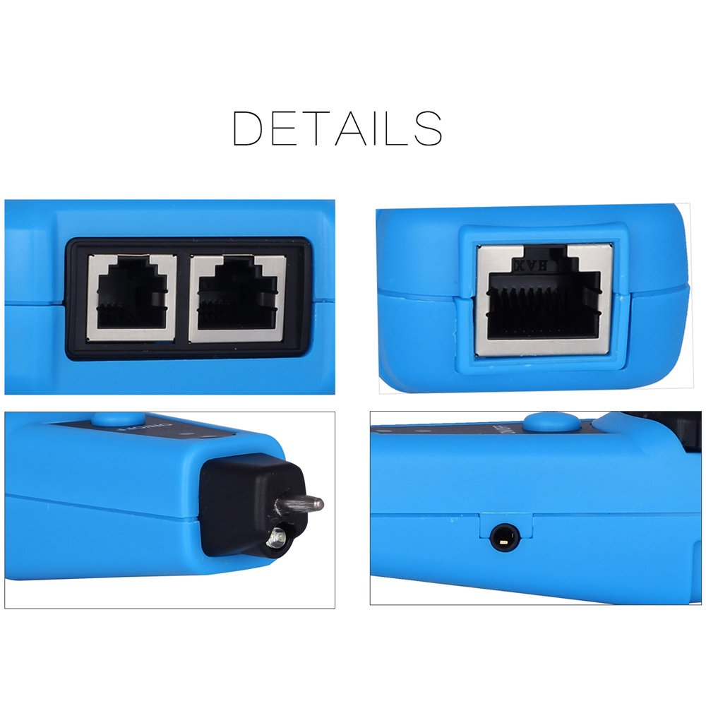 Line Finder, Eacam Multi-Functional Handheld Wire Tester Tracker, Line Finder Cable Testing Tool for Network Maintenance image number 6