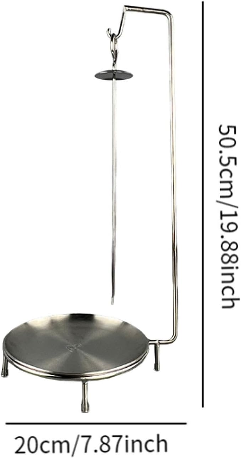 Generic Grill Vertical Stand Kebab Hanger with Drip Tray Skewer Holder image number 5