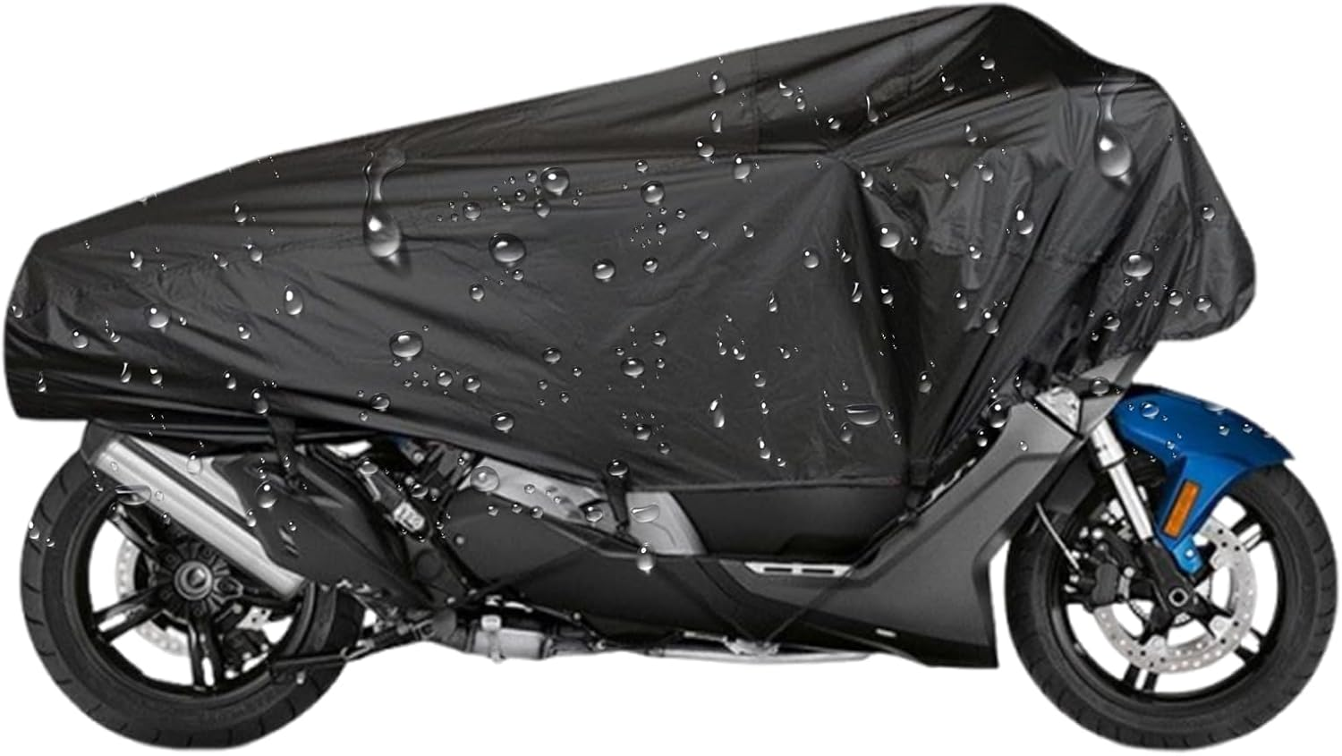 Outdoor Motorcycle Cover,Motorcycle Lightweight Half Cover Outdoor | Protector Rain Dustproof for Electric Vehicle Automotive Sun Protection All Season