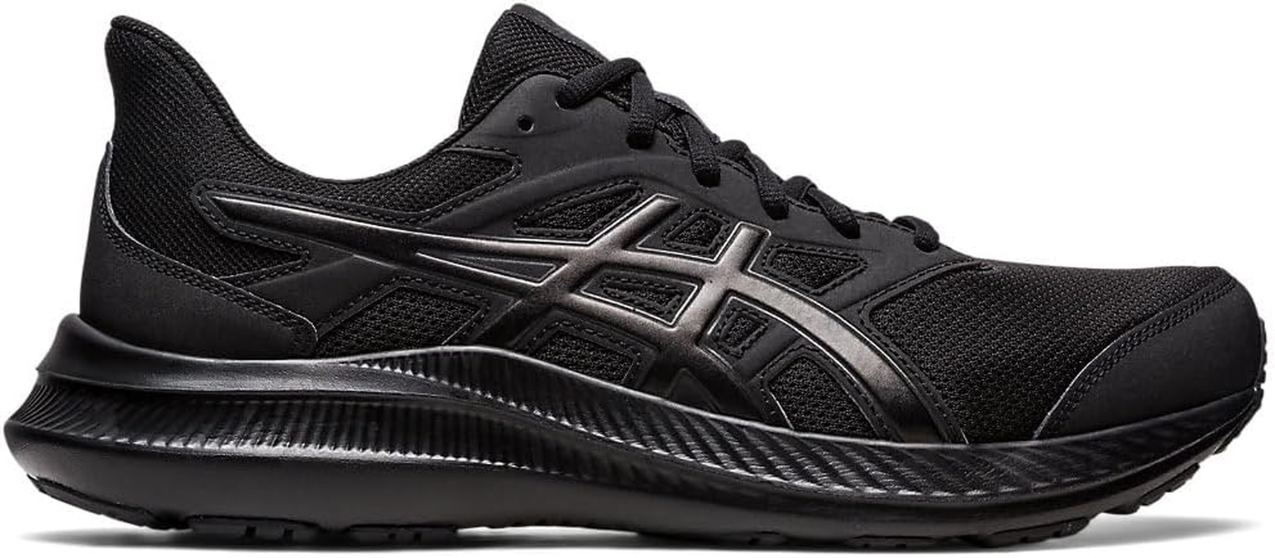 Mens Asics Jolt 4 Black/White Athletic Running Shoes