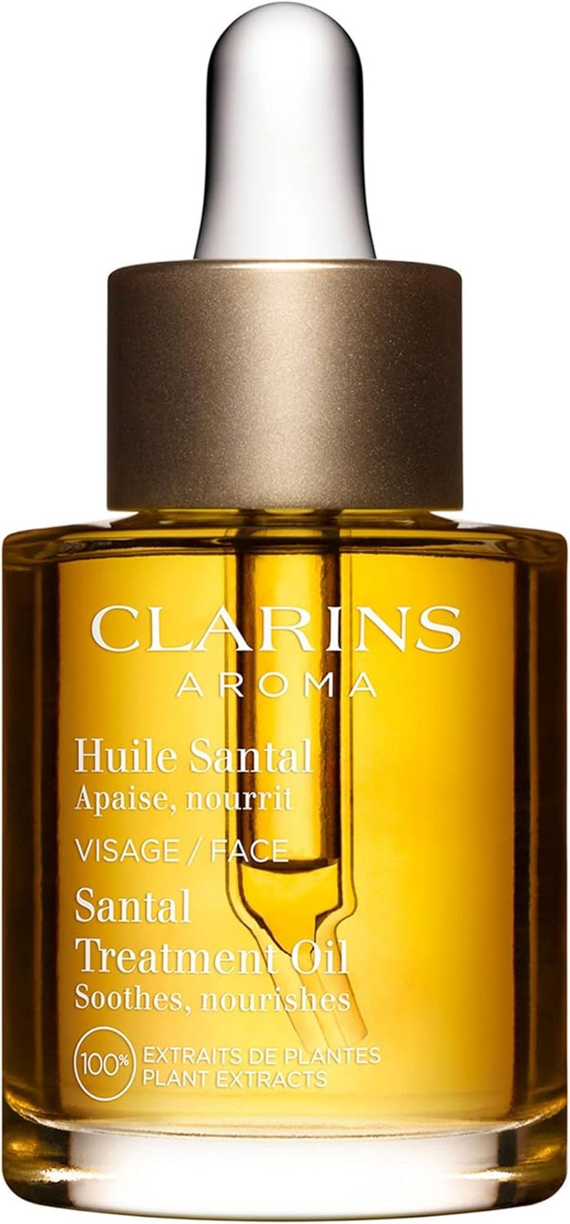 Santal Face Treatment Oil - Dry Skin by Clarins for Unisex - 1 Oz Treatment image number 5