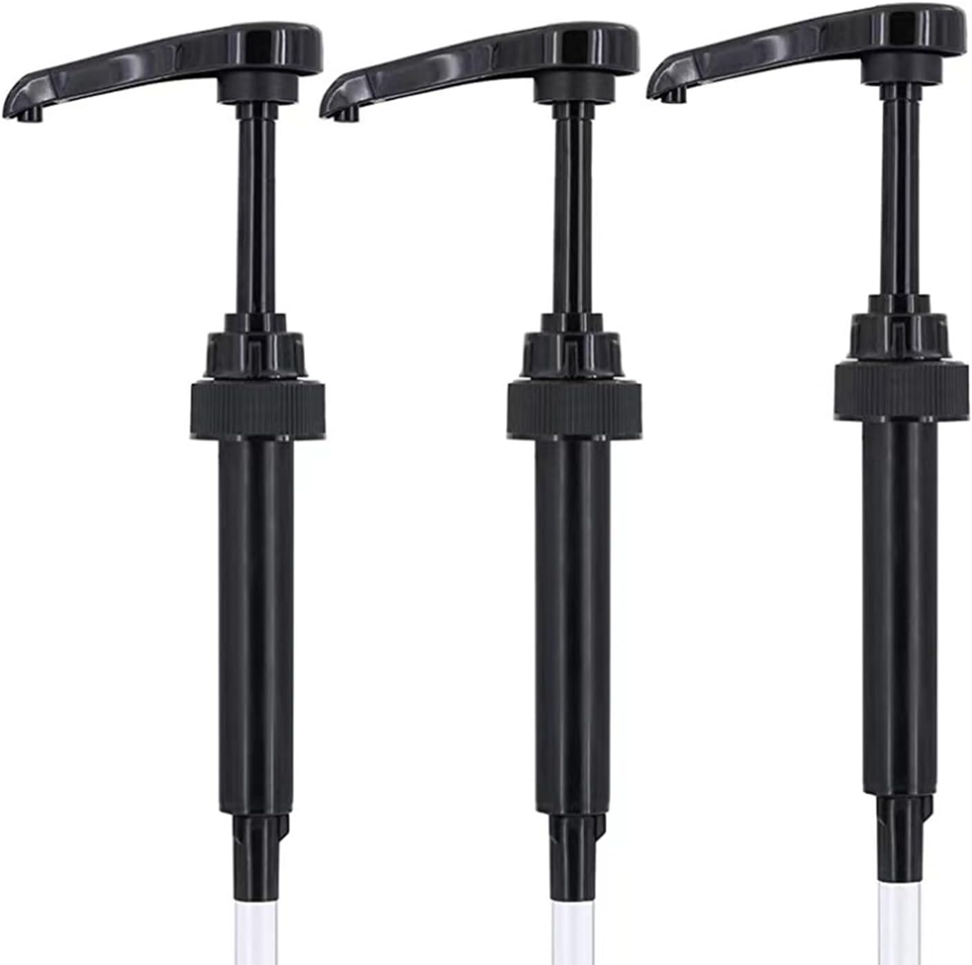 3PCS Coffee Syrup Pump Dispenser for 25.4Oz/750Ml Syrup Bottle No Dripping image number 2