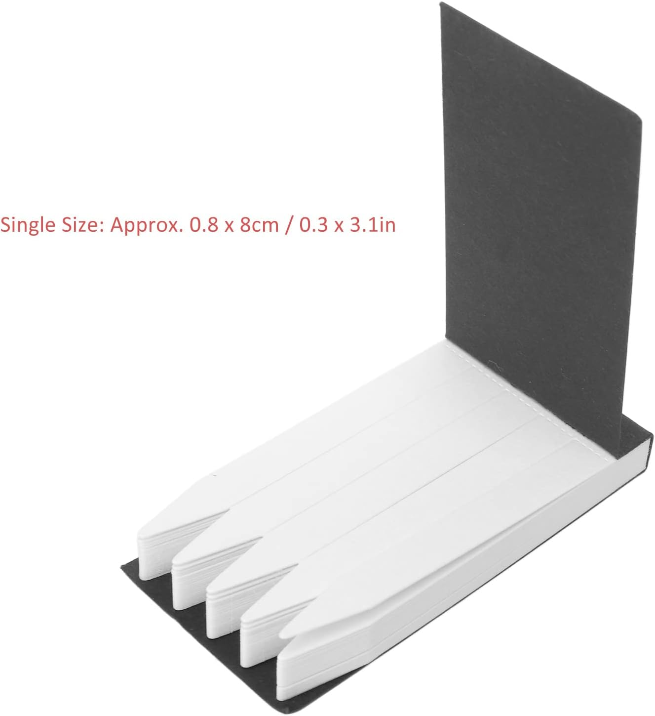 Perfume Paper Test Strips, 100 Pcs Disposable Portable White Essential Oil Scent Paper Test Strips, Tester Paper Strips with Black Cover for Aromatherapy, Testing Fragrance Scent