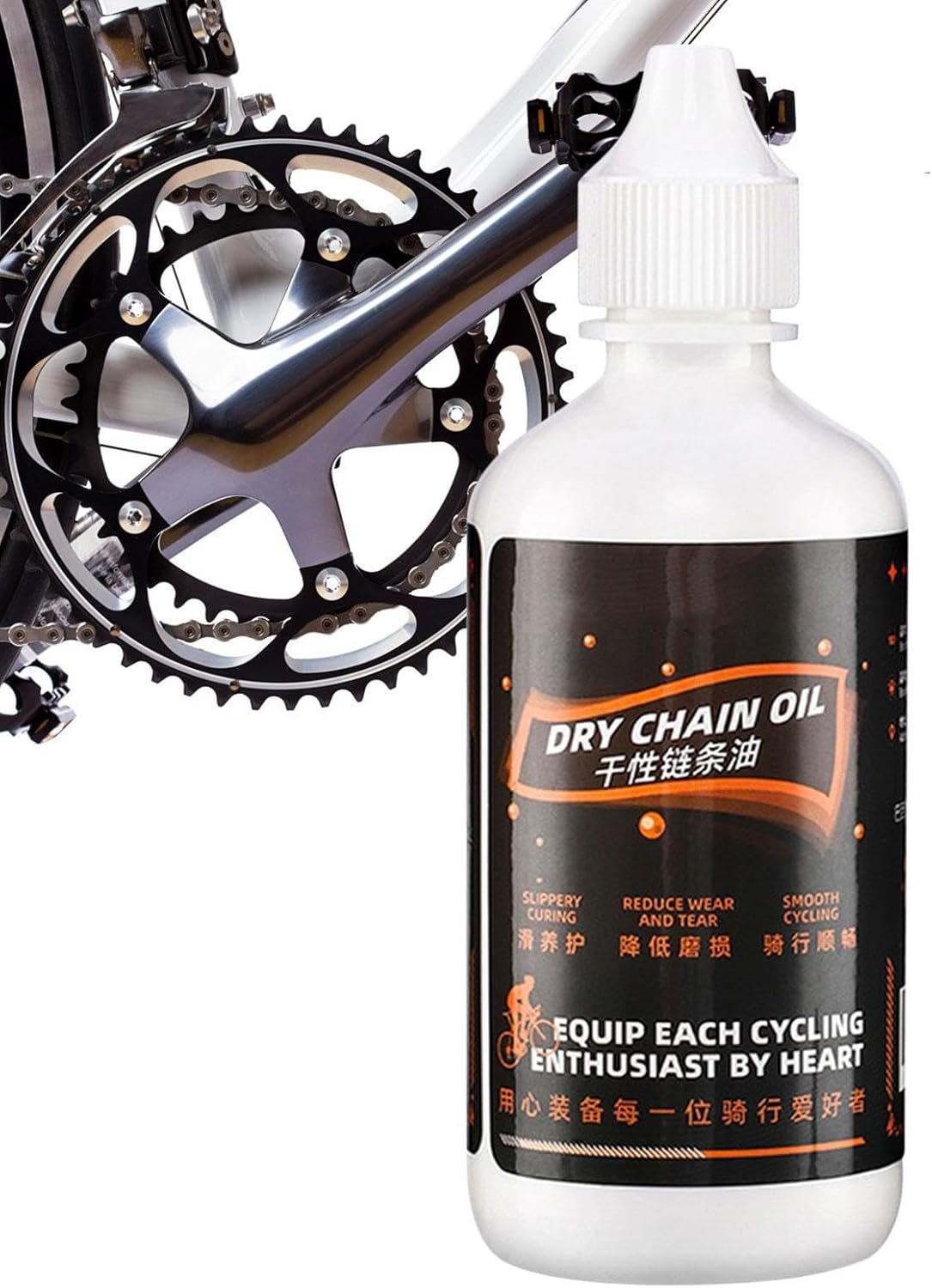 Puchen Dry Lubricant Chain Oil, 100Ml - Rust Prevention for Mountain Bikes, Bicycles - Easy to Apply, Preserves Chains, Cleans, Smooths, Silences, Reduces Friction image number 3