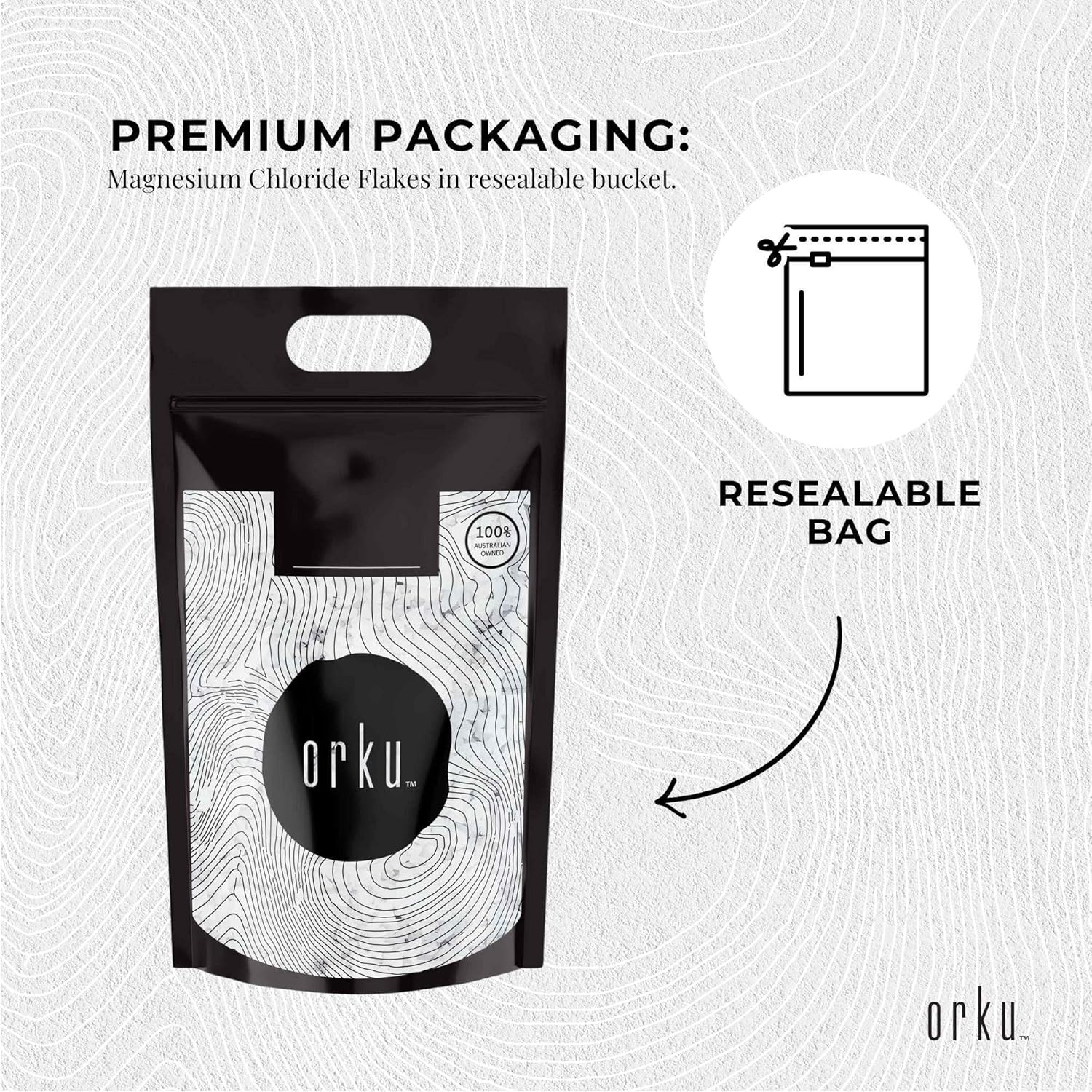 5Kg Magnesium Chloride Flakes Hexahydrate - Organic USP Food Grade Bath Salt image number 5