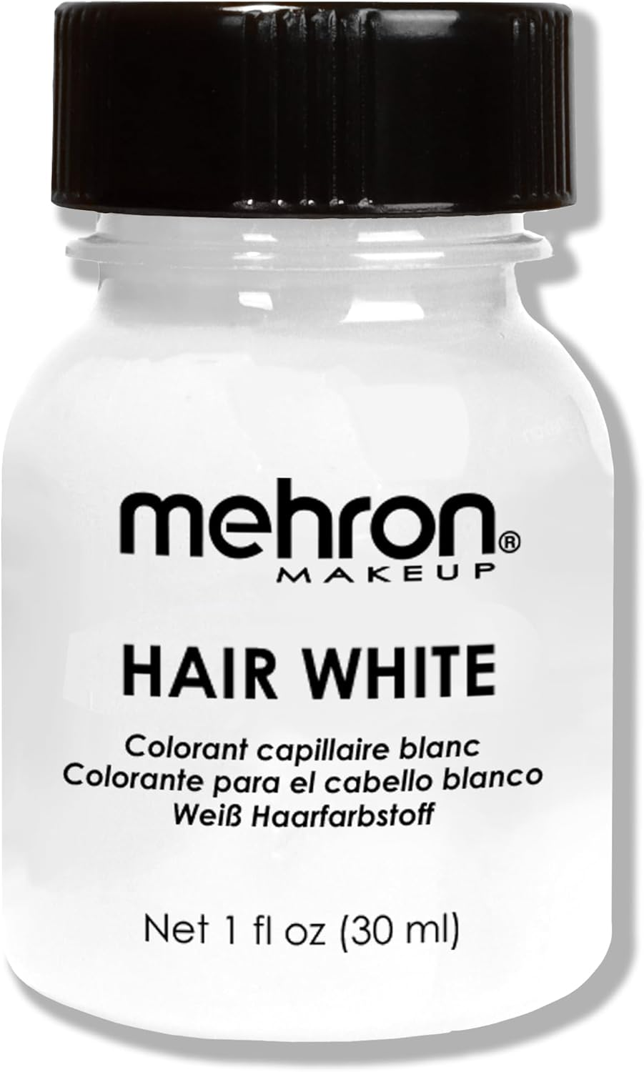 Mehron Makeup Hair White with Brush (1 Oz) image number 3