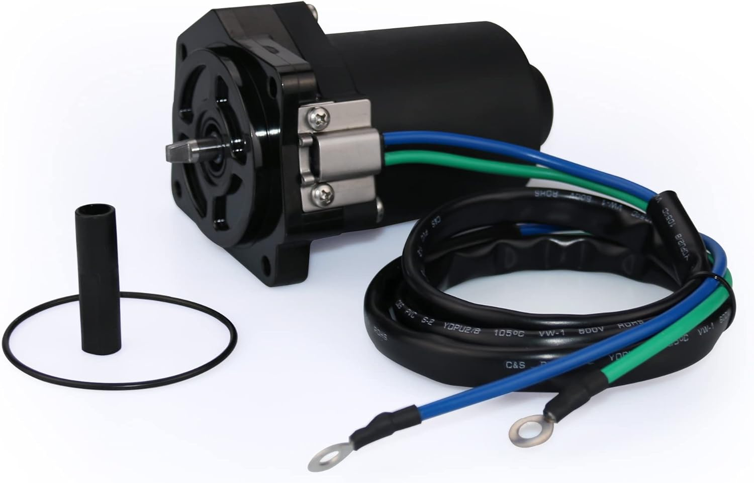 CAPTAIN Power Tilt Trim Motor, Replace for 2005-2013 Yamaha F75 F80 F90 F100 Outboard Motor, 6D8-43880-00-00, 6D8-43880-01-00, 6D8-43880-09-00 image number 2