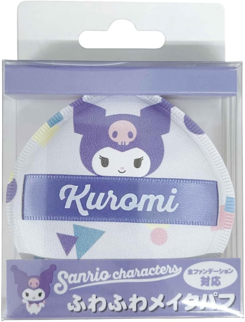 Eye Planning Sanrio Characters Fluffy Makeup Puff K4135C Kuromi