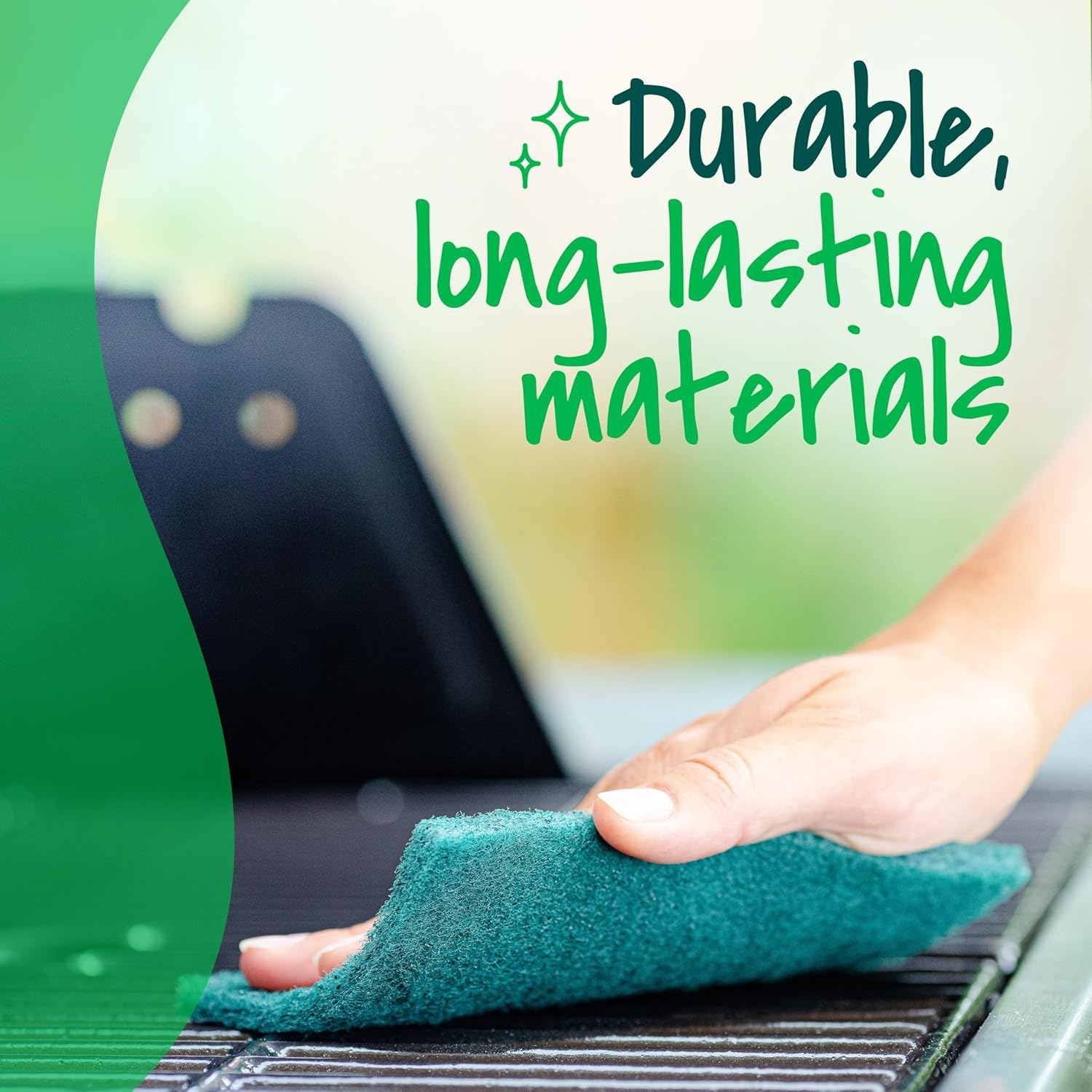 Scotch-Brite Heavy Duty Scour Pads, Scouring Pads for Kitchen and Dish Cleaning, 8 Pads image number 6