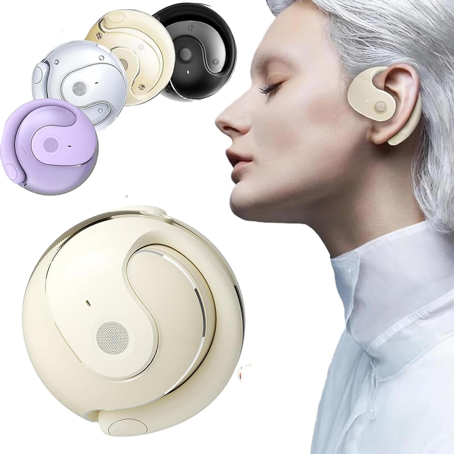 Awaze Labs Earbuds, Hy-T26 Headphones, Awaze Labs X15 Pro Earbuds, Small Coconut Bluetooth Headset, Hy-T26 X15 Pro Earphone Wireless Bluetooth, Small Coconut Ball TWS Bluetooth Earphone (Purple)