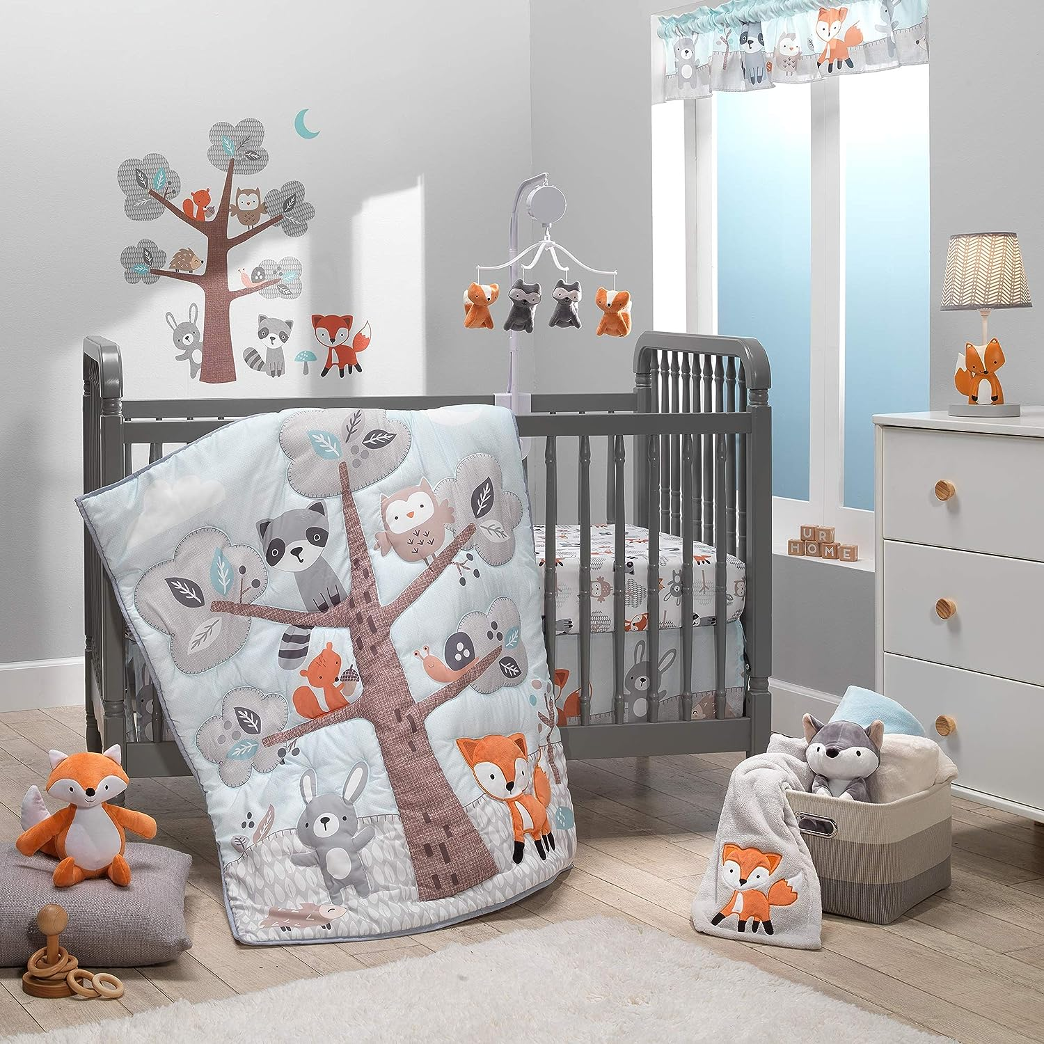 Bedtime Originals Woodland Friends 3Piece Crib Bedding Set, Multicolor image number 1