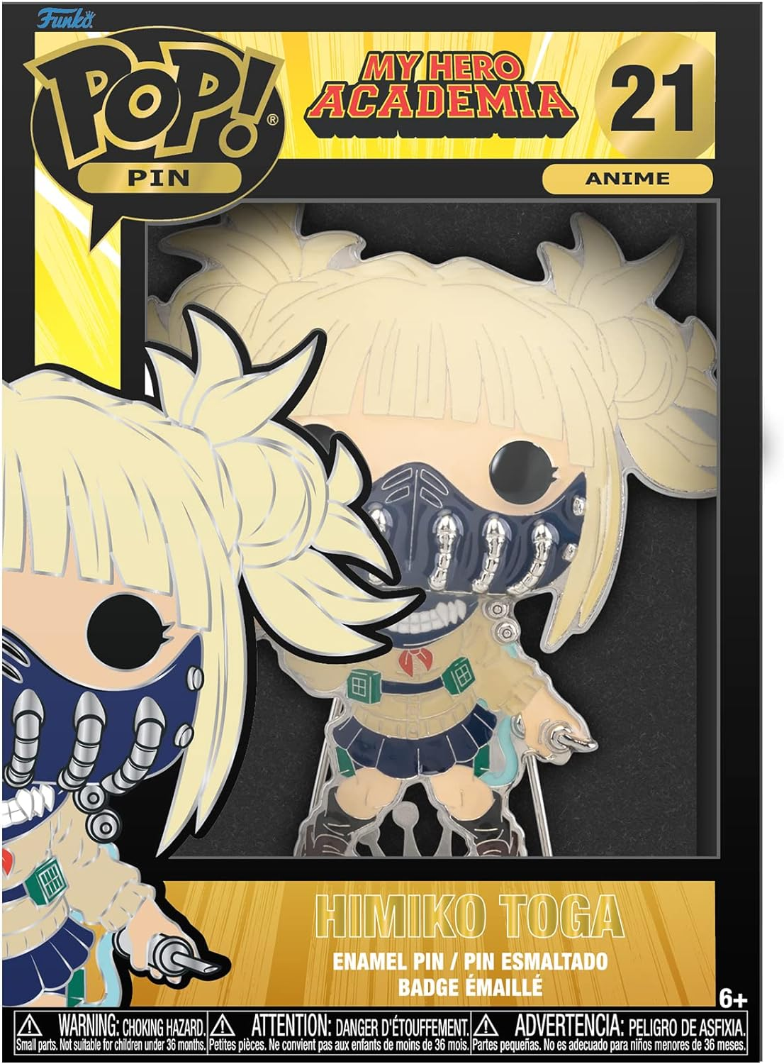 Funko My Hero Academia Himiko Pop Enamel Pin, 4 Inch image number 1