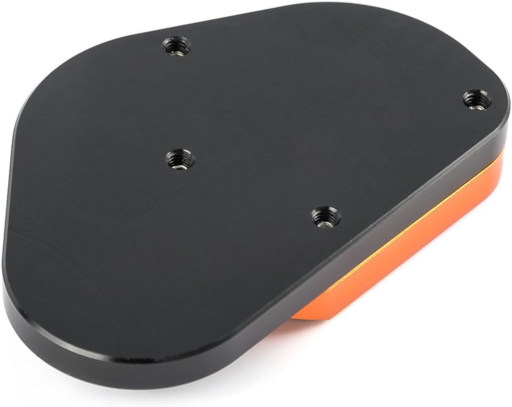 For KTM DUKE 390 13-15 DUKE 125/200 2015 Motorbike Side Stand Pad Plate Foot Enlarge Plate Pad for RC 390 2014-2015 RC 125/200 2015 (Black) image number 4