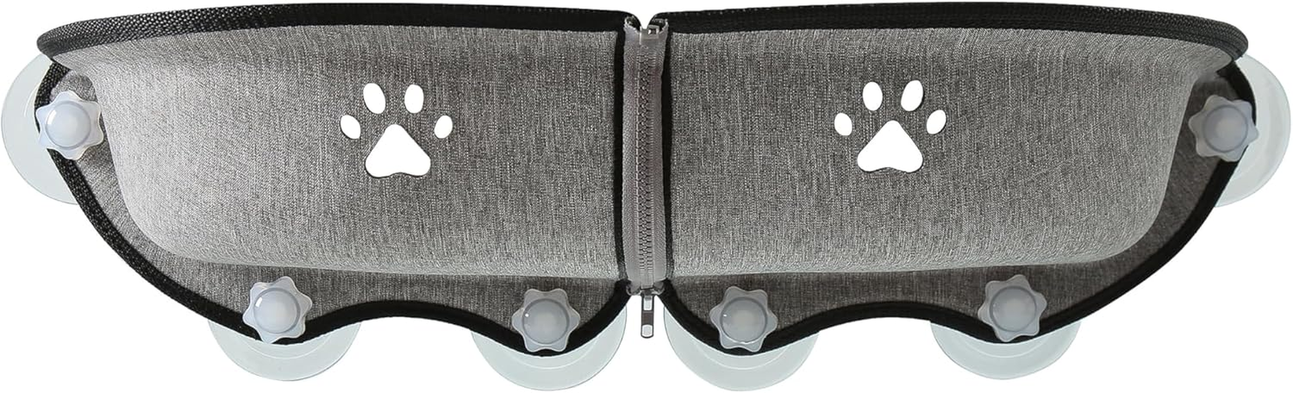 GUUSII HOME Cat Window Lounger Large Cat Bed Hammock Window Sill Powerful Suction Cup Window Hammock for Cats Indoor and Car Cat Window Seat L71 X W 19 X H 9 Cm