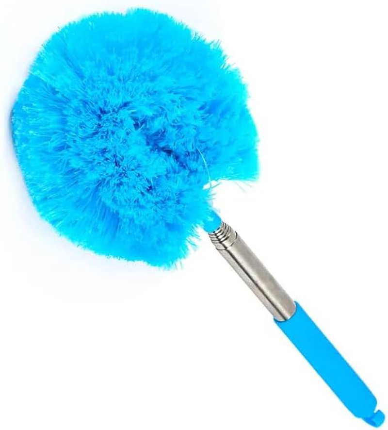Ceiling Fan Cleaner Duster, Retractable Ceiling Fan Cleaner Duster Reusable Microfiber Blade Cleaner Fan Cleaner (Blue) image number 6