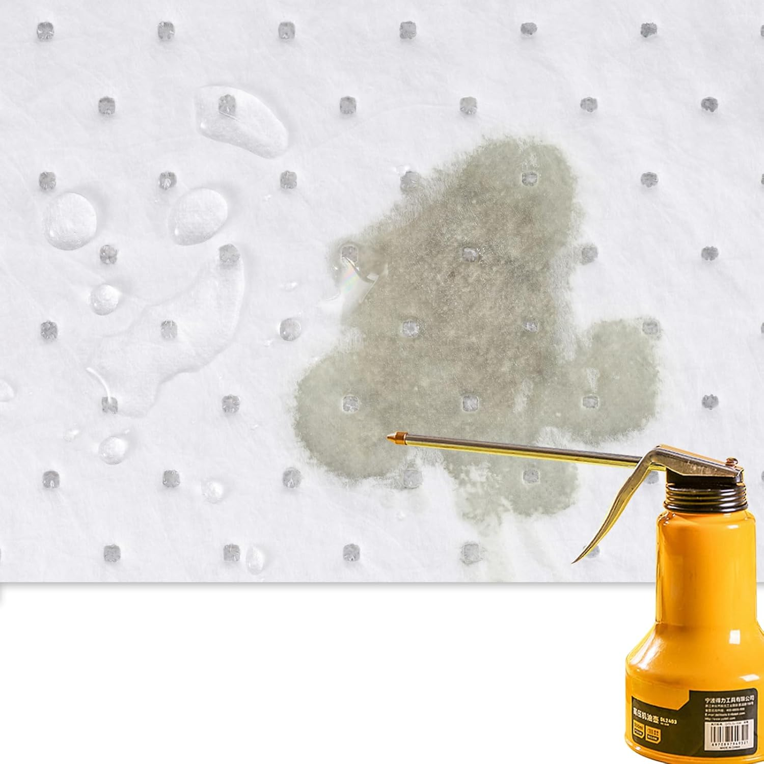 15" X 20" Heavyweight Oil Absorbing Pads,White Absorbing Heavy Weight Oil-Only Absorbent Mat Pad 30Pad (30PCS) image number 4