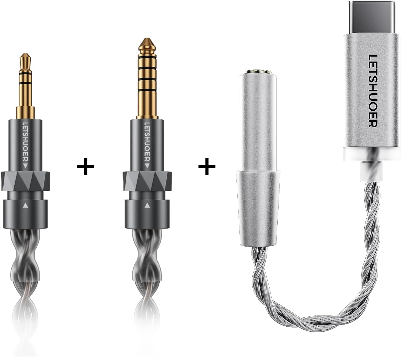 Letshuoer S12 Ultra 14.8Mm Planar Driver in Ear Monitor Iem,Hifi Wired Earphones with Detachable 2Pin 392-Core Silver-Plated Cable for Musicians Audiophiles (Gunmetal Grey, 3.5Mm/4.4Mm Connector) - Mocha image number 4