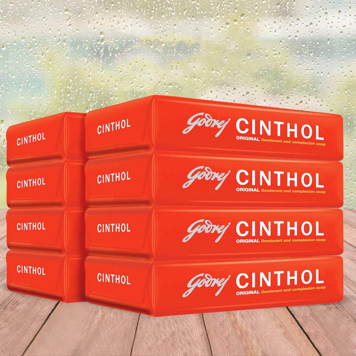 Cinthol Original Bath Soap - 99.9% Germ Protection, 100G (Pack of 8) image number 2