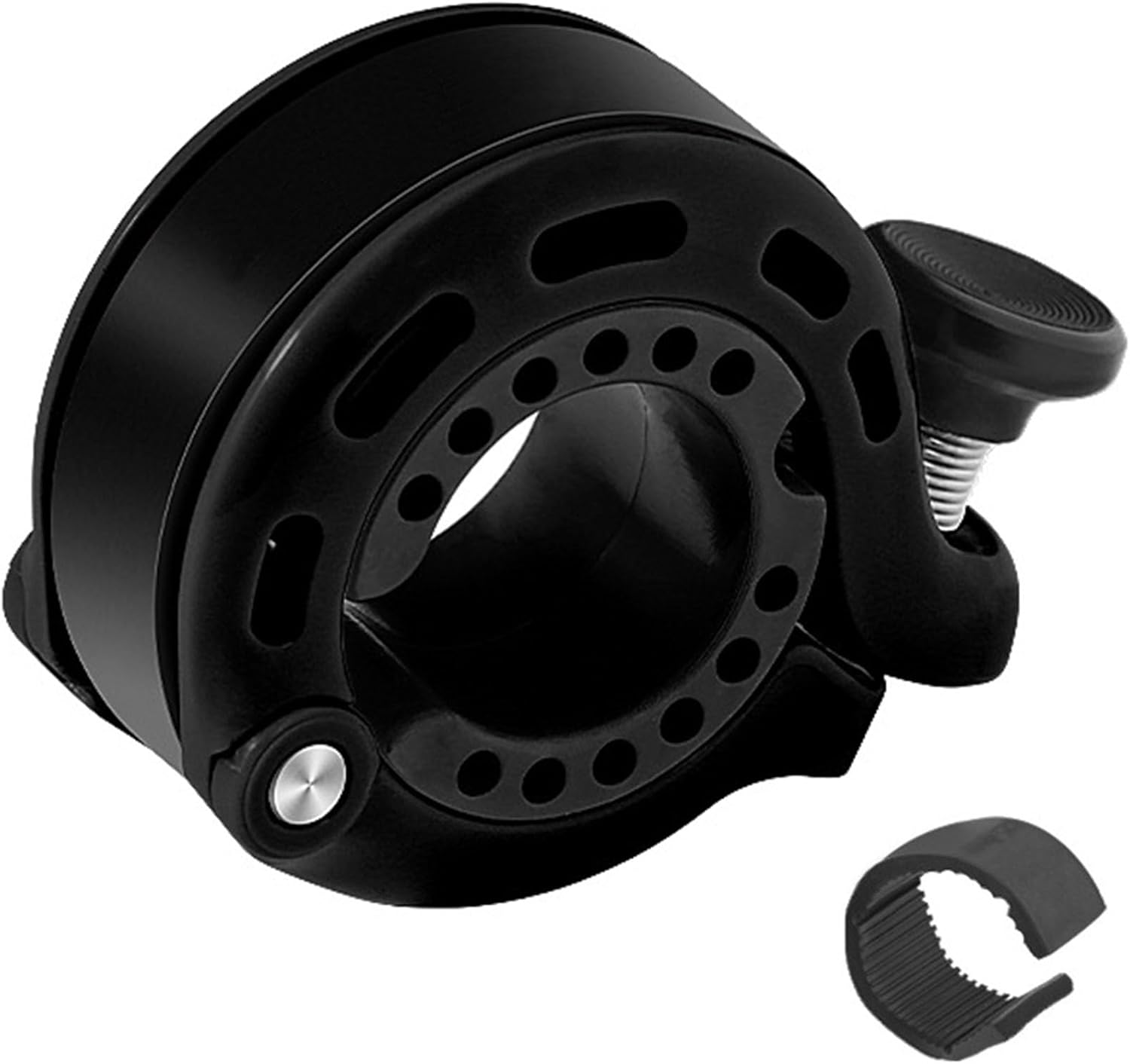 Bike Bell, Aluminum Alloy Bicycle Bells for Adults Max 110 DB Fit 22.2-31.8 Mm Handlebar, Waterproof Rustproof Cycle Bells Bike Horn with Loud Crisp Clear Sound for Mountain Road Bikes Scooter image number 2