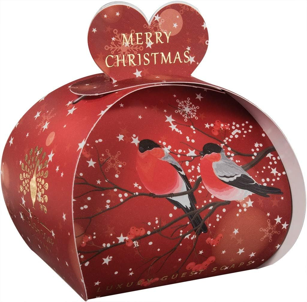 The English Soap Company, Luxury Packed Guest Soaps, Merry Christmas, 3X20G
