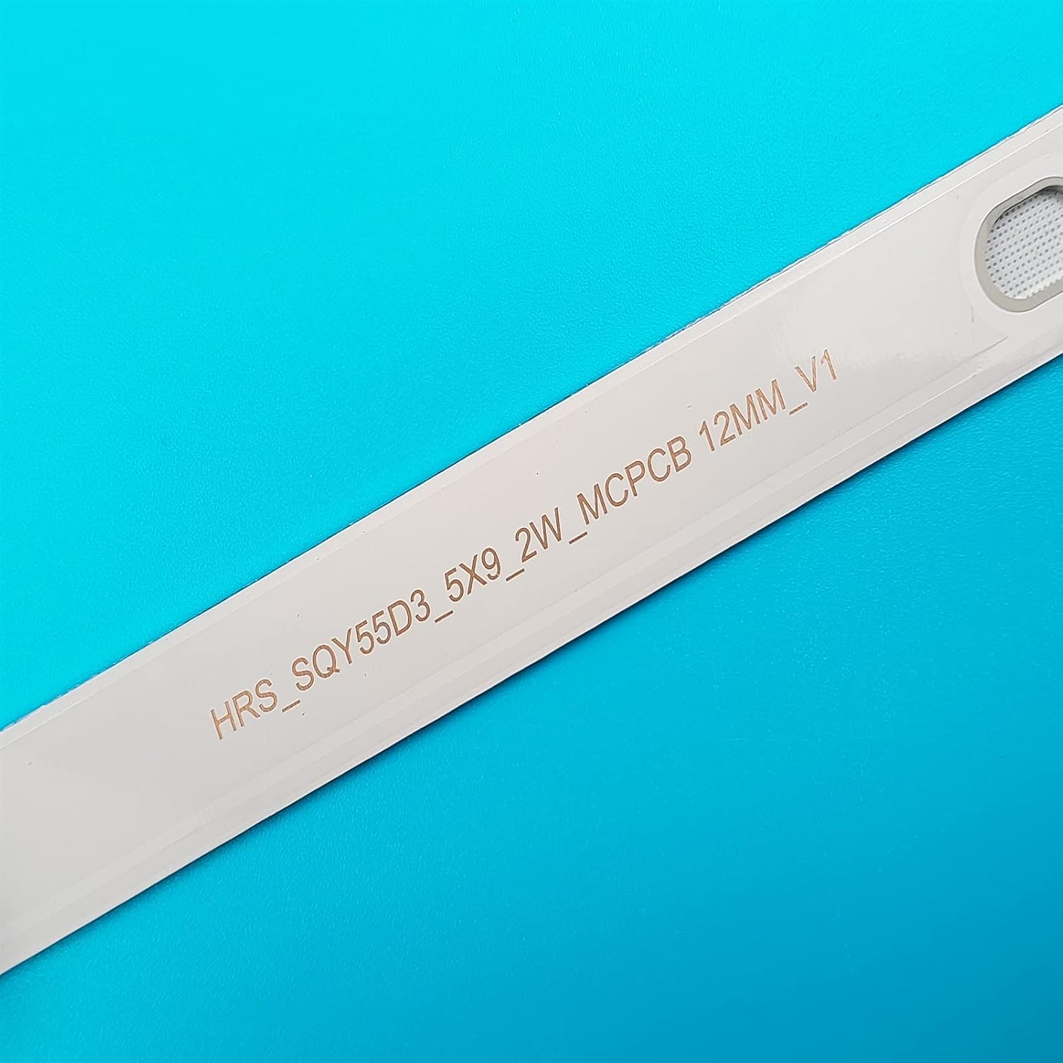 LED Backlight Strip 5 Lamp HRS_SQY55D3_5X9_2W_MCPCB 12Mm_V1 Compatible with PLED5544U HV550QUB-F5A RCA RNSMU5545 K55DLY8US(3 Set - 27 Pcs)