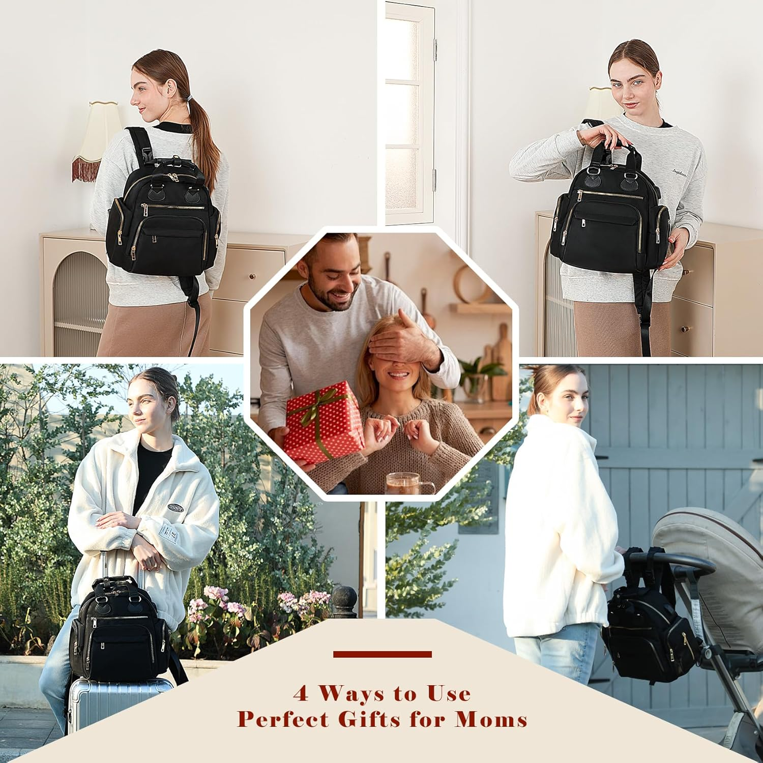 Baby Diaper Bag Backpack image number 3