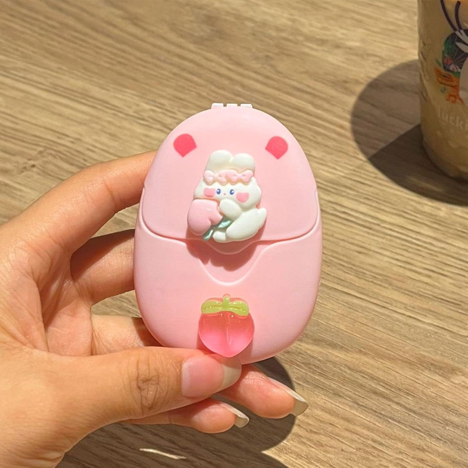 Travel Soap Slices, Soap Paper Sheets, Travel Soap Sheets with Portable Cartoon Soap Slices, 50 Pieces Soap Paper for Washing Hands, Small