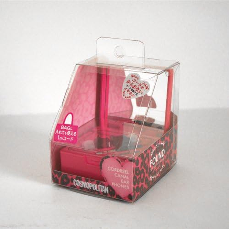 Fun Company COSMOPOLTAN Foundation Cord Reel Earphone Square Baby Pink COS-SF01BPK image number 2
