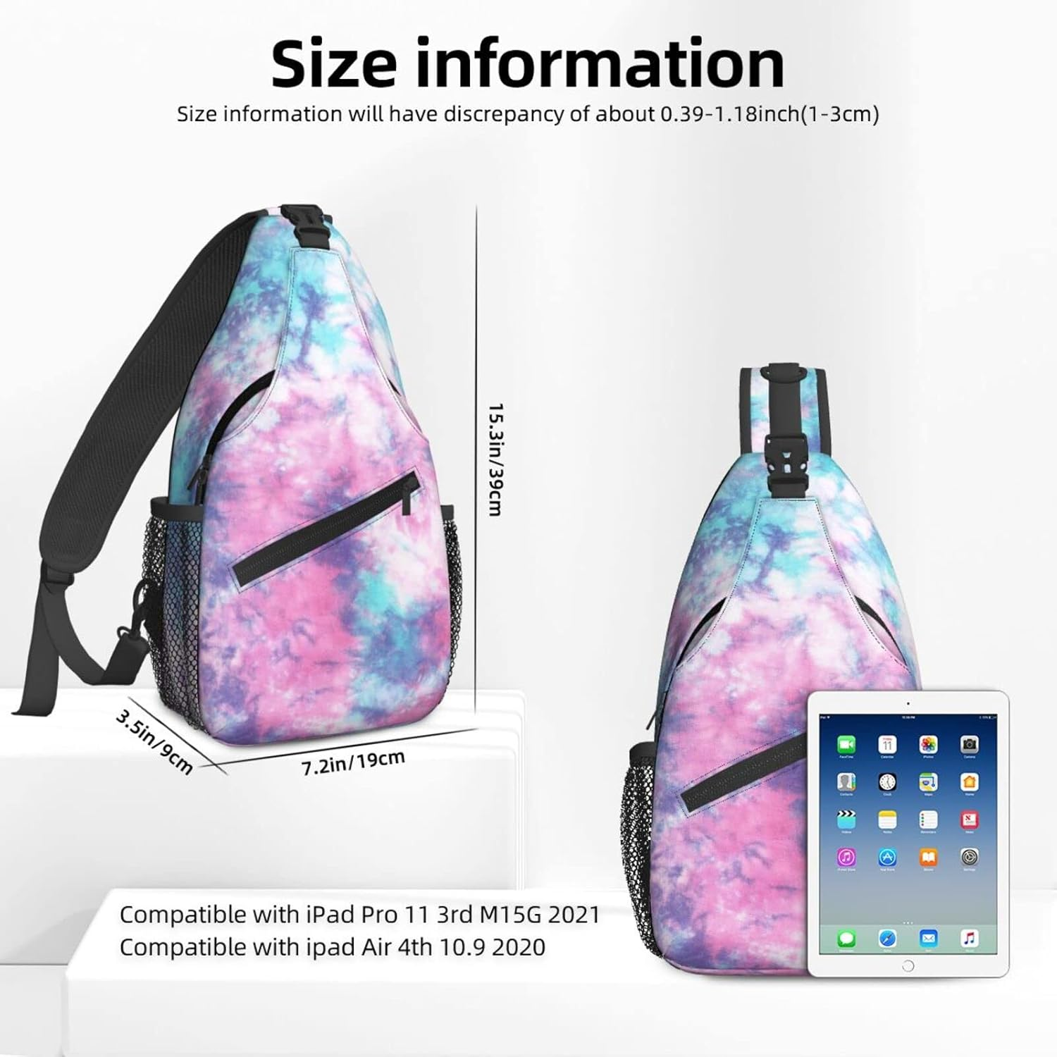 Famame Sling Backpack Chest Bag Crossbody Shoulder Bag Gym Cycling Travel Hiking Daypack for Men Women