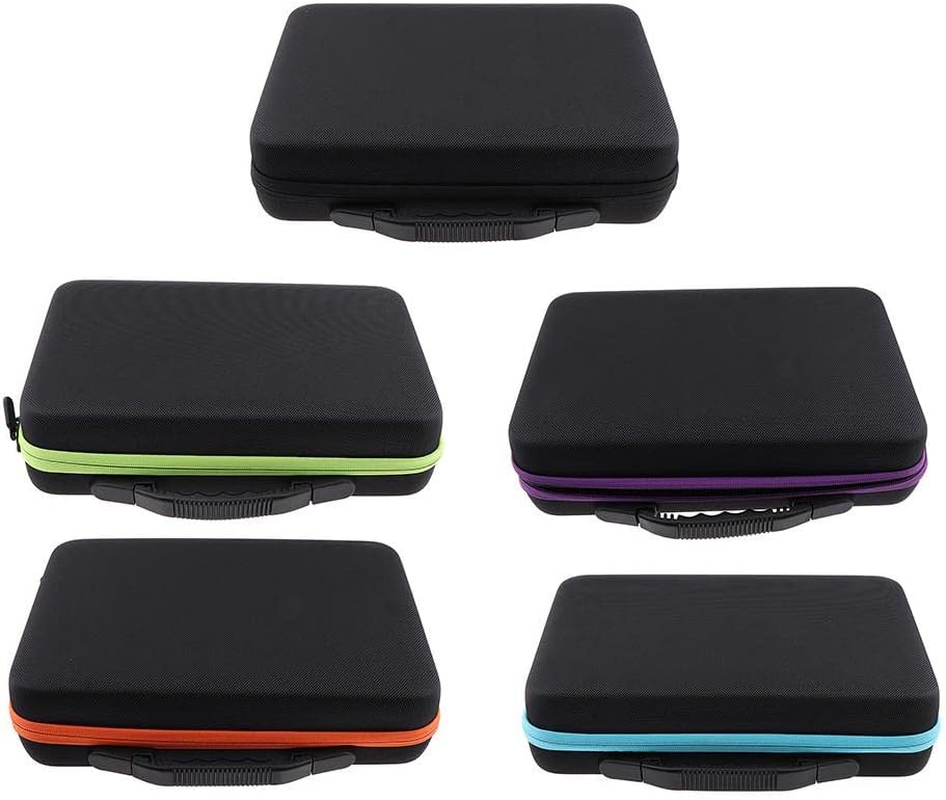 Segolike 60 Bottle Storage Container Makeup Bag Essential Oil Carry Case Holder Box - Black image number 2