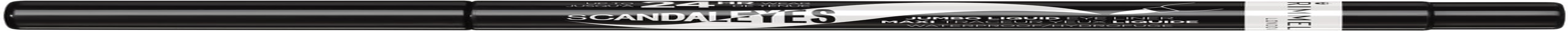 Rimmel Scandaleyes Jumbo Liquid Eye Liner, Black, 0.1 Fluid Ounce image number 1